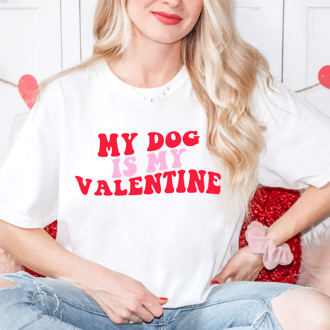 my dog is my valentine shirt